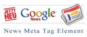 News Meta Tag Element