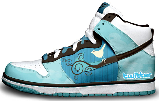 Twitter shoes - shoes for tweeters 